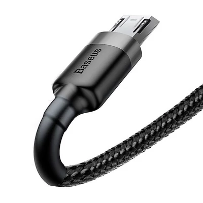 Kép 3/5 - Baseus Cafule Micro-USB Cable 1,5A 2m Black