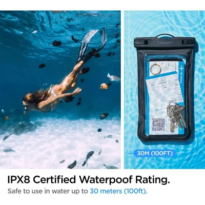 Kép 11/14 - Spigen Aqua Shield WaterProof Case A601 1 Pack Black