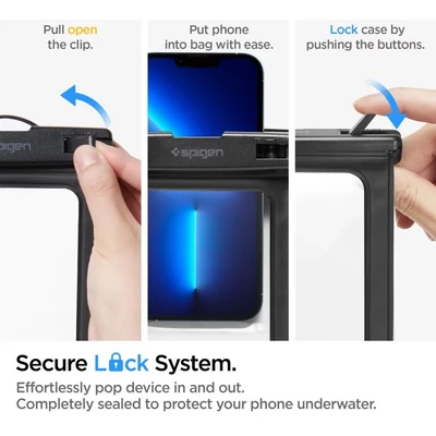 Kép 14/14 - Spigen Aqua Shield WaterProof Case A601 1 Pack Black
