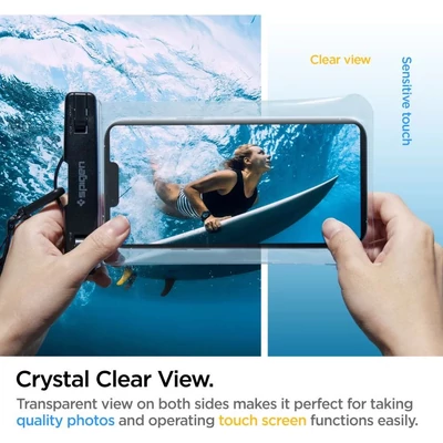 Kép 10/14 - Spigen Aqua Shield WaterProof Case A601 1 Pack Crystal Clear
