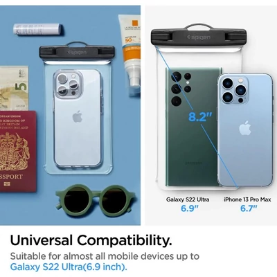 Kép 9/14 - Spigen Aqua Shield WaterProof Case A601 1 Pack Crystal Clear