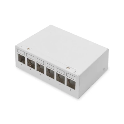Digitus 6-port patch panel 1U szürke