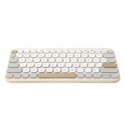 Kép 2/6 - Asus Marshmallow Keyboard KW100 Wireless Keyboard Oat Milk HU