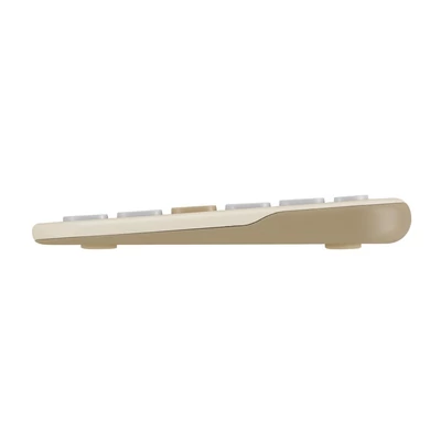 Kép 3/6 - Asus Marshmallow Keyboard KW100 Wireless Keyboard Oat Milk HU