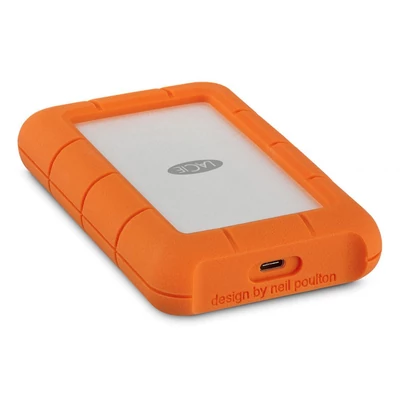 Kép 6/6 - LaCie 5TB 2,5" USB3.0 Rugged Mini Silver/Orange