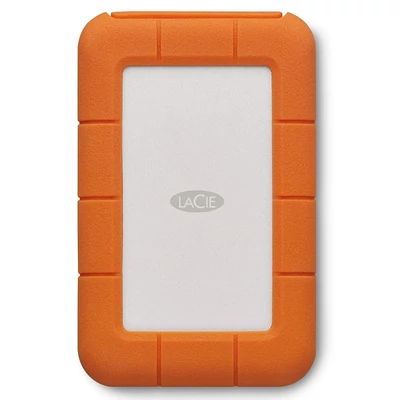 Kép 5/6 - LaCie 2TB 2,5" USB3.0 Rugged Secure USB-C Silver/Orange