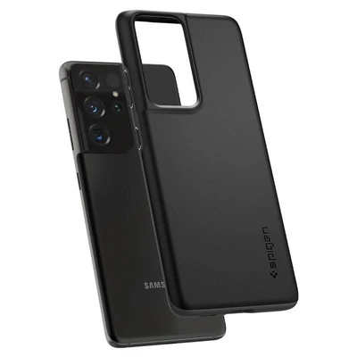 Kép 2/5 - Spigen Thin Fit, black - Galaxy S21 Ultra