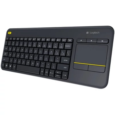 Kép 3/5 - Logitech K400 Plus Wireless Touch Keyboard Black UK