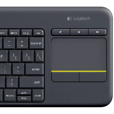 Kép 5/5 - Logitech K400 Plus Wireless Touch Keyboard Black UK