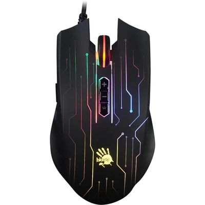 A4-Tech Bloody Q81 Circuit RGB Gamer Mouse Black