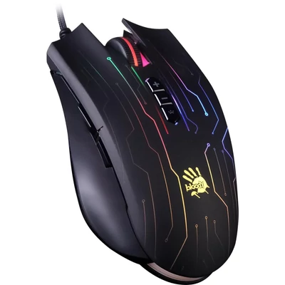 Kép 5/5 - A4-Tech Bloody Q81 Circuit RGB Gamer Mouse Black