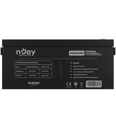 Kép 5/5 - Njoy 12V/250Ah szünetmentes akkumulátor 1db/csomag