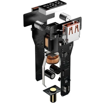 Kép 3/4 - Baseus Superme Car Charger Black