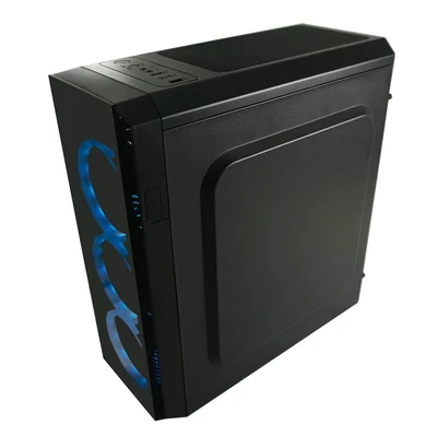 Kép 5/10 - LC Power Gaming 703B QuadLuxx Window Black