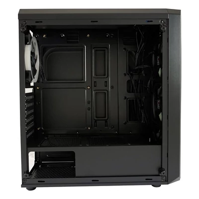 Kép 7/10 - LC Power Gaming 703B QuadLuxx Window Black