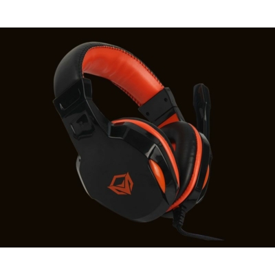 Kép 4/6 - Meetion HP010 Gamer Headset Black/Orange