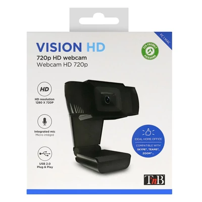 Kép 6/6 - TnB Vision HD 720 P USB Webkamera Black