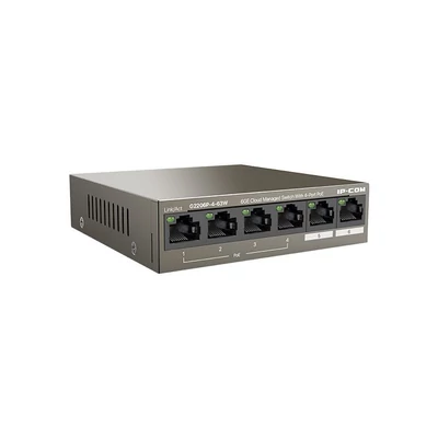 Kép 3/3 - IP-COM G2206P-4-63W 6GE Cloud Managed Switch With 4-Port PoE