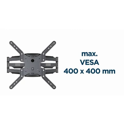 Kép 14/15 - Gembird WM-60ST-01 Full-motion TV wall mount 32”-60” Black