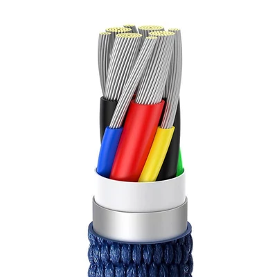 Kép 2/5 - Baseus Crystal Shine USB-C Cable 1,2m Blue