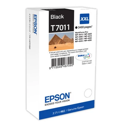 Epson T7011 fekete eredeti tintapatron