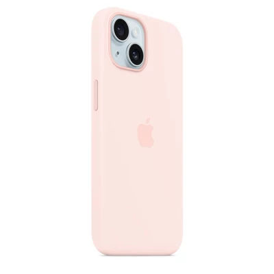 Kép 2/3 - Apple iPhone 15 Silicone Case with MagSafe - Light Pink
