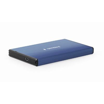 Gembird EE2-U3S-3-DB 2.5'' USB3.0 alumínium merevlemez ház sötétkék