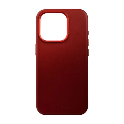 Kép 4/6 - FIXED MagLeather for Apple iPhone 15 Pro, red