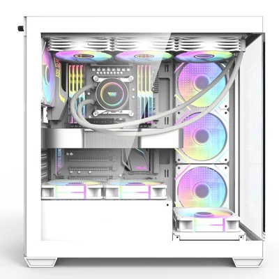 Kép 2/7 - darkFlash DS900 Aquarium Tempered Glass White