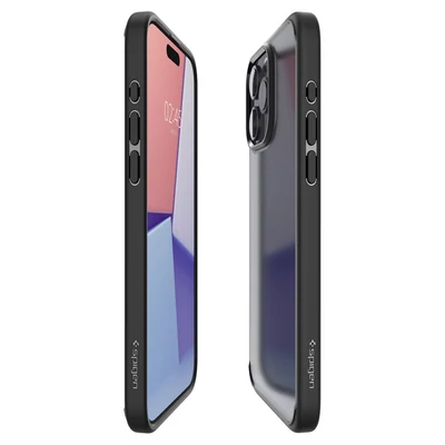 Kép 9/15 - Spigen iPhone 15 Pro Max Case Ultra Hybrid Frost Black