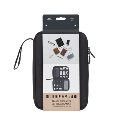 Kép 4/4 - RivaCase 5632 Biscayne Travel Organizer Black