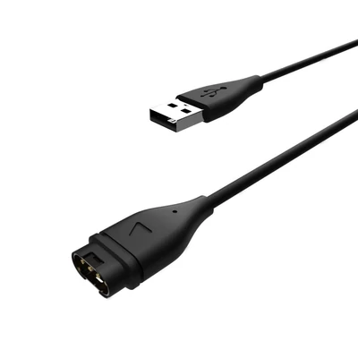 FIXED USB Charging Cable Garmin smartwatch, Fekete