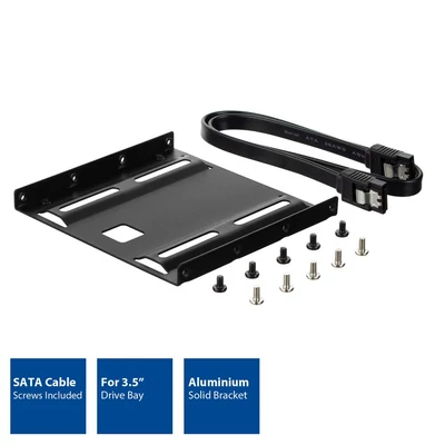 Kép 5/5 - ACT AC1540 2,5" to 3,5" HDD/SSD Bracket incl SATA cable