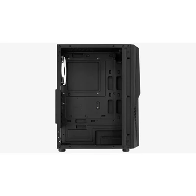 Kép 3/6 - Aerocool Mecha ARGB Tempered Glass Ház Fekete