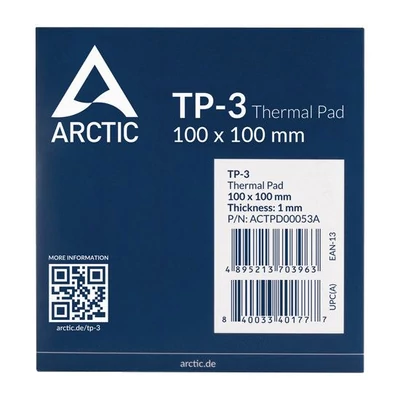 Kép 2/3 - Arctic TP-3 100x100x1mm Hővezető lap (1 lap/csomag)
