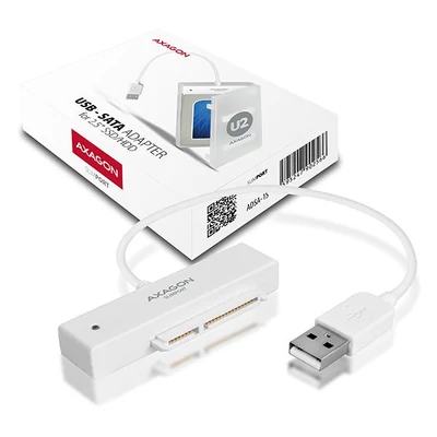 Kép 11/11 - AXAGON ADSA-1S 2,5" USB2.0 HDD SATA fehér