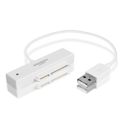 Kép 2/11 - AXAGON ADSA-1S 2,5" USB2.0 HDD SATA fehér