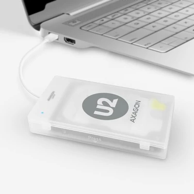 Kép 8/11 - AXAGON ADSA-1S 2,5" USB2.0 HDD SATA fehér