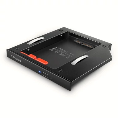 Kép 2/7 - AXAGON RSS-CD12 ODD – 2,5" SATA SSD/HDD Caddy 12,7mm Black