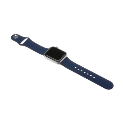 Kép 2/5 - FIXED Szilikon strap Apple Watch 42 mm/44 mm Kék