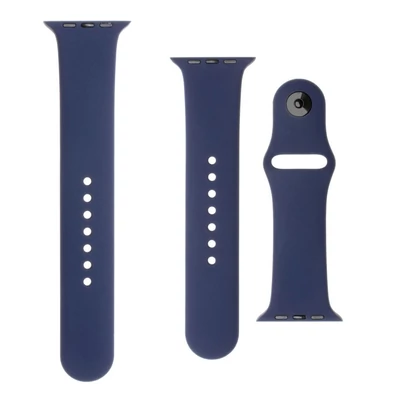 Kép 4/5 - FIXED Szilikon strap Apple Watch 42 mm/44 mm Kék