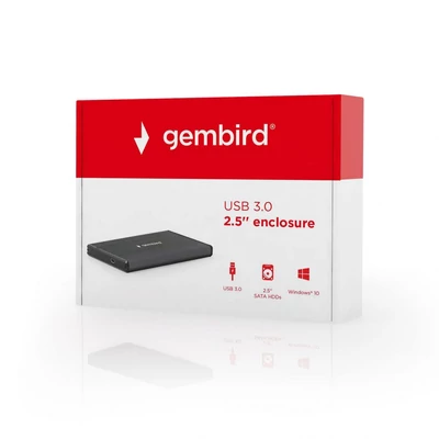 Kép 6/6 - Gembird 2,5" EE2-U3S-3 USB3.0 Enclosure Aluminium Black