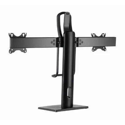 Kép 2/12 - Gembird MS-D2-01 Double monitor desk stand height adjustable