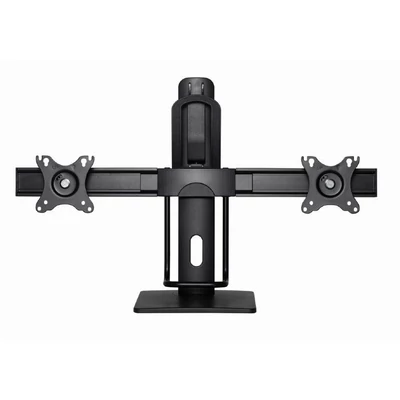 Kép 5/12 - Gembird MS-D2-01 Double monitor desk stand height adjustable