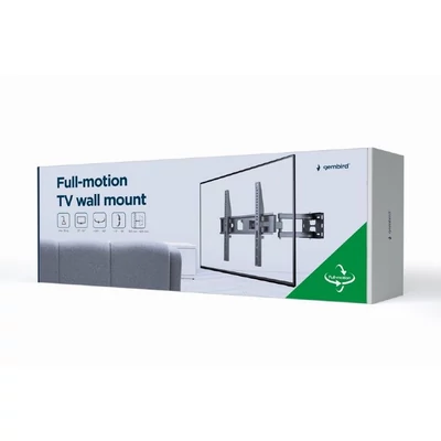 Kép 8/8 - Gembird WM-55ST-03 TV wall mount (full-motion) 32”-55” Black