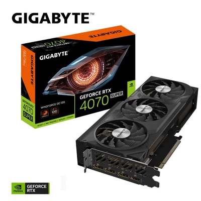 Kép 2/9 - Gigabyte RTX4070 SUPER WINDFORCE OC 12G