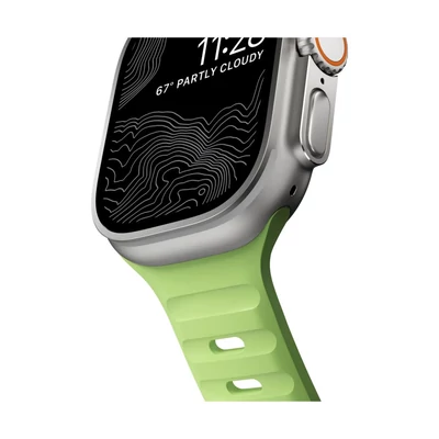 Kép 5/11 - Nomad Sport Strap Apple Watch Ultra 2/1 (49mm) 9/8/7 (45mm)/6/SE/5/4 (44mm)/3/2/1 (42mm) Glow