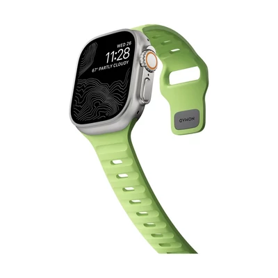 Kép 6/11 - Nomad Sport Strap Apple Watch Ultra 2/1 (49mm) 9/8/7 (45mm)/6/SE/5/4 (44mm)/3/2/1 (42mm) Glow
