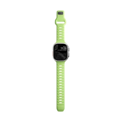 Kép 7/11 - Nomad Sport Strap Apple Watch Ultra 2/1 (49mm) 9/8/7 (45mm)/6/SE/5/4 (44mm)/3/2/1 (42mm) Glow