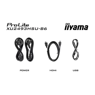 Kép 12/12 - iiyama 23,8" ProLite XU2493HSU-B6 IPS LED